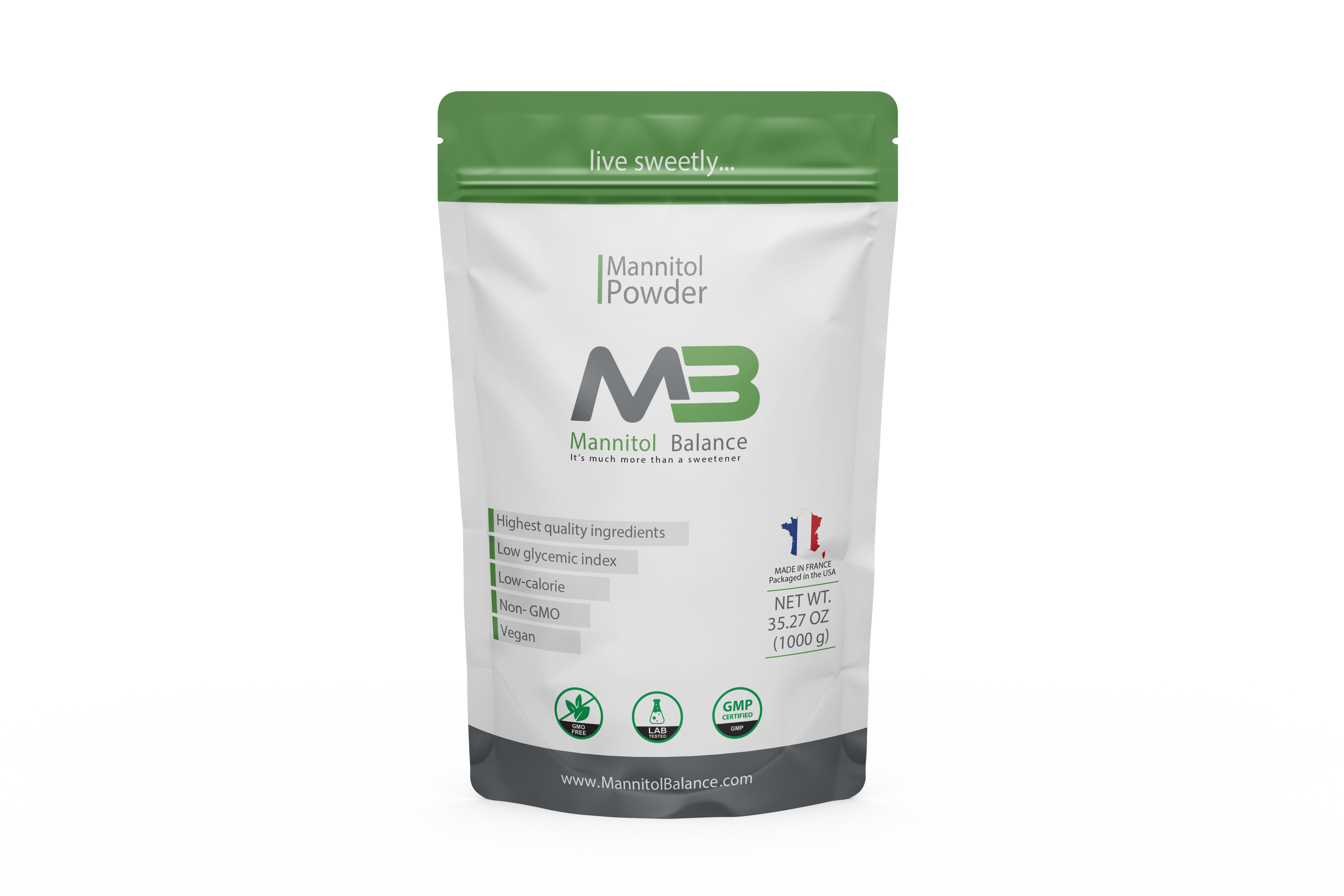 Mannitol Balance pouch โ front